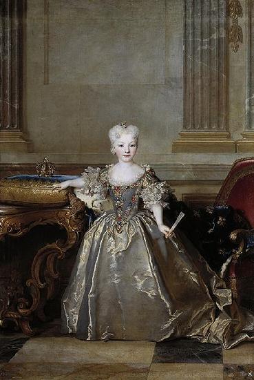 Nicolas de Largilliere Portrait of Maria Ana Victoria de Borbon oil painting image